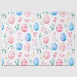 イースターバニー – シームレスパターンティッシュペーパー 薄葉紙