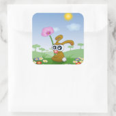 イースターバニー スクエアシール (バッグ)