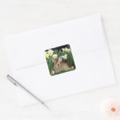 イースターバニー スクエアシール (封筒)