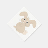 イースターバニー スタンダードカクテルナプキン (角)