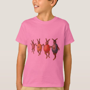イースターバニー・ダンシングエッグス Tシャツ