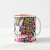 イースターバニー ツートーンマグカップ (正面右)