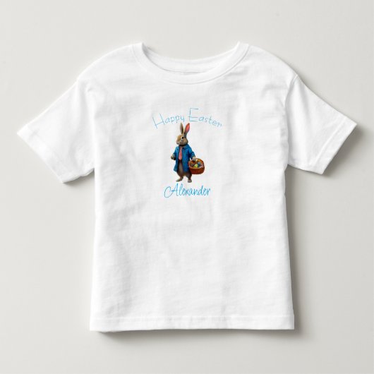 イースターバニー トドラーTシャツ (正面)