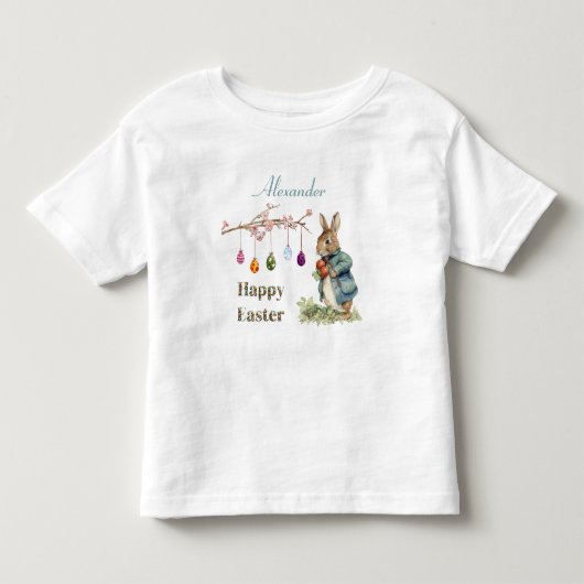 イースターバニー トドラーTシャツ (正面)