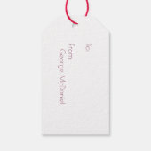 イースターバニー/バスケットギフトラベル ギフトタグ (裏面)