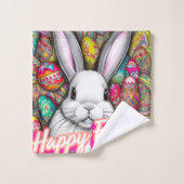 イースターバニー バスタオルセット (ウォッシュタオル)