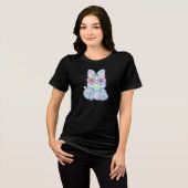 イースターバニー バブル トライブレンドTシャツ (正面全面)