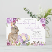 イースターバニー、フローライースターブランチと卵狩り 招待状 (スタンド正面)