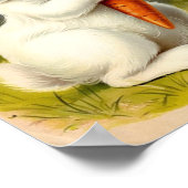 イースターバニー プリント 可愛いイースター ウサギ (角)