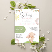 イースターバニー ベイビーシャワー 招待状