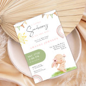 イースターバニー ベイビーシャワー 招待状