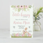 イースターバニー ベビーシャワー 招待状 (スタンド正面)