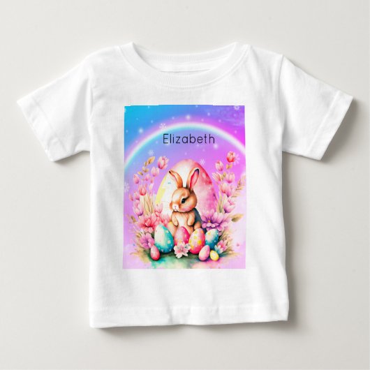 イースターバニー ベビーTシャツ (正面)
