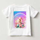 イースターバニー ベビーTシャツ (裏面)