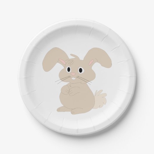イースターバニー ペーパープレート (正面)