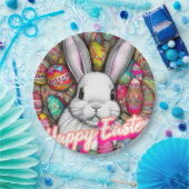 イースターバニー ペーパープレート (パーティー)