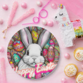 イースターバニー ペーパープレート (パーティー)