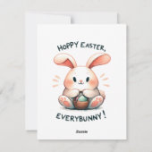 イースターバニー　ホッピーイースター、みんなのイースター！ シーズンカード (裏面)
