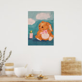 イースターバニー ポスター (キッチン)