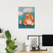 イースターバニー ポスター (ホームオフィス)