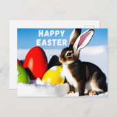 イースターバニー ポストカード (正面/裏面)