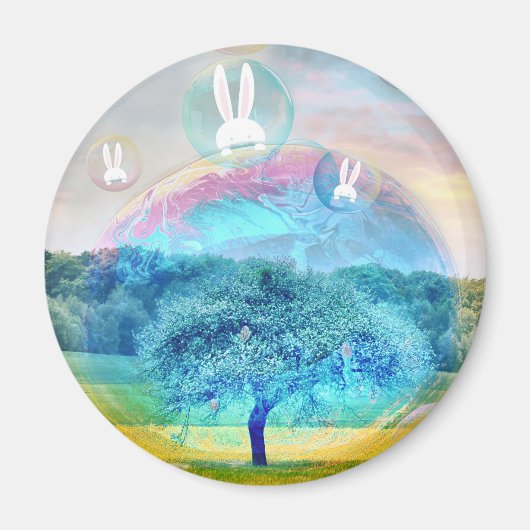 イースターバニー マグネット (正面)