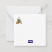 イースターバニー メッセージカード ノートカード (裏面)