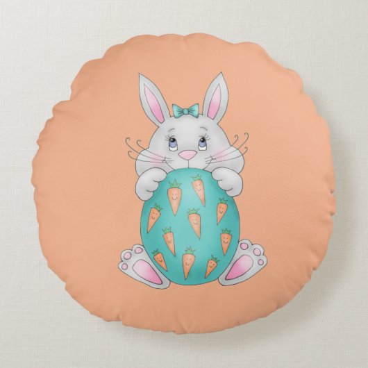イースターバニー ラウンドクッション (正面)