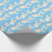 イースターバニー ラッピングペーパー (角)