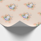 イースターバニー ラッピングペーパー (角)