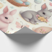 イースターバニー ラッピングペーパー (角)