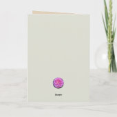 イースターバニー&リトルヘルパー カード (裏面)