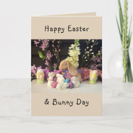 イースターバニー&リトルヘルパー カード