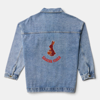 イースターバニー ヴィンテージ Tシャツ – イースター ヴァイブス レトロ デニムジャケット