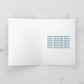 イースターバニー、卵、ニンジン&レディーバグ切り抜き紙 シーズンカード (内部)