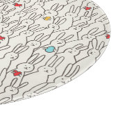 イースターバニー:喜ばしいシームレスなおもしろい。 カッティングボード (角)