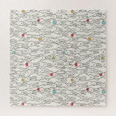 イースターバニー：喜ばしいシームレスなおもしろい。 ジグソーパズル (横)