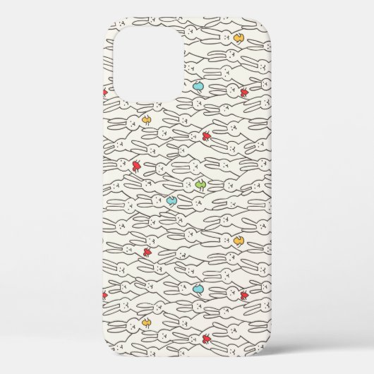 イースターバニー：喜ばしいシームレスなおもしろい。 Case-Mate iPhoneケース (裏面)