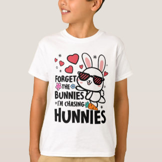 イースターバニー 忘れて 俺はハニーに夢中なんだ Tシャツ