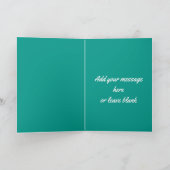 イースターバニー – 折り畳みホリデーカード シーズンカード (内部)