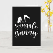 イースターバニー 春 イースター 卵 卵 面白い ギフト カード (黄色い花)