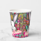 イースターバニー 紙コップ (正面)