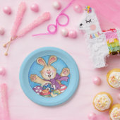 イースターバニー – 紙プレート ペーパープレート (パーティー)