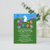 イースターバニー#3招待状はがき インビテーションポストカード (スタンド正面)