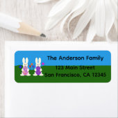 イースターバニー#7差出人住所ラベル ラベル (インサイチュ)