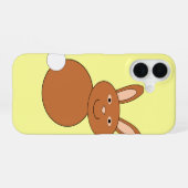 イースターバニー iPhone 16ケース (裏面横)