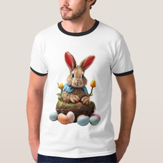イースターバニー Tシャツ (正面)