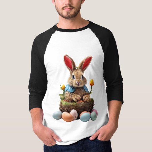 イースターバニー Tシャツ (正面)