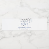 イースターバニーChinoiserieベビーシャワー ペットボトルラベル (シングルラベル)