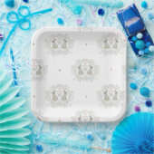 イースターバニーII ペーパープレート (パーティー)